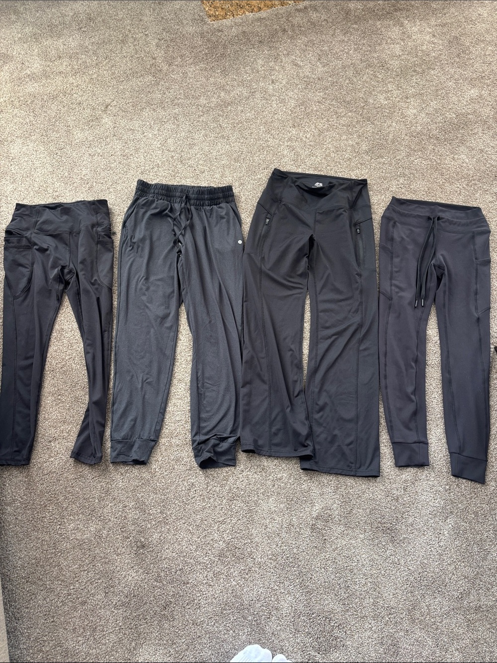 RBX Black womens Active Leggings and Joggers - Assorted Styles